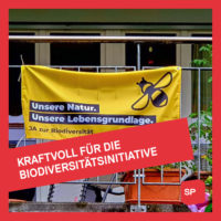 Kraftvoll für die Biodiversitätsinitiative